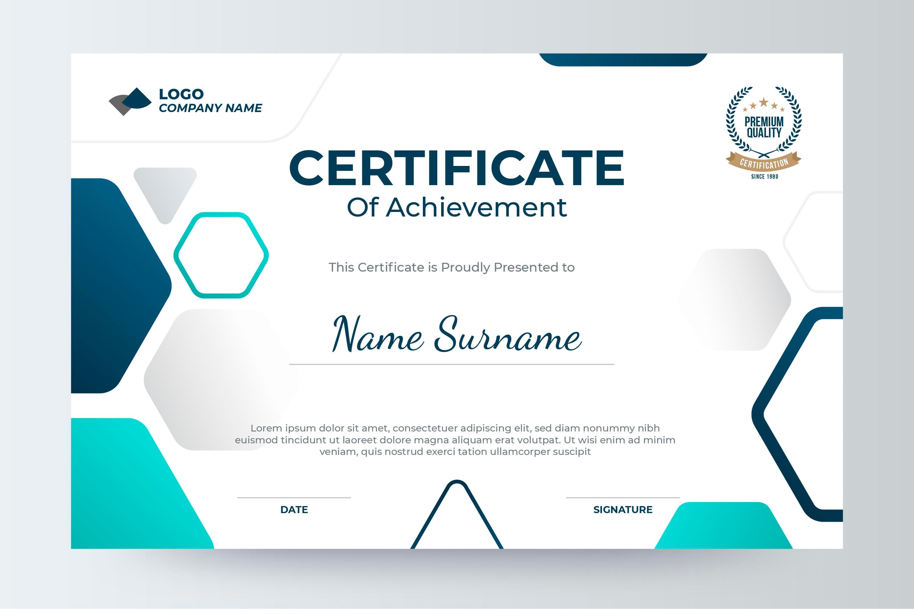 Certificate 1